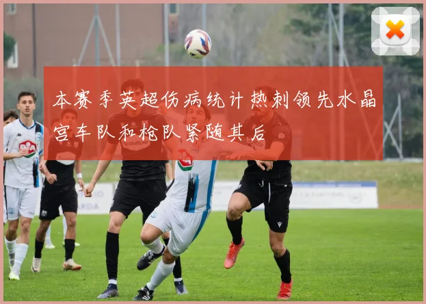 本赛季英超伤病统计热刺领先水晶宫车队和枪队紧随其后